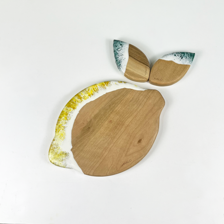 cutting board - lemon